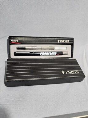 Parker Vector VTG Roller Ball Pen Camelot Covering Servicing Advertising Set New